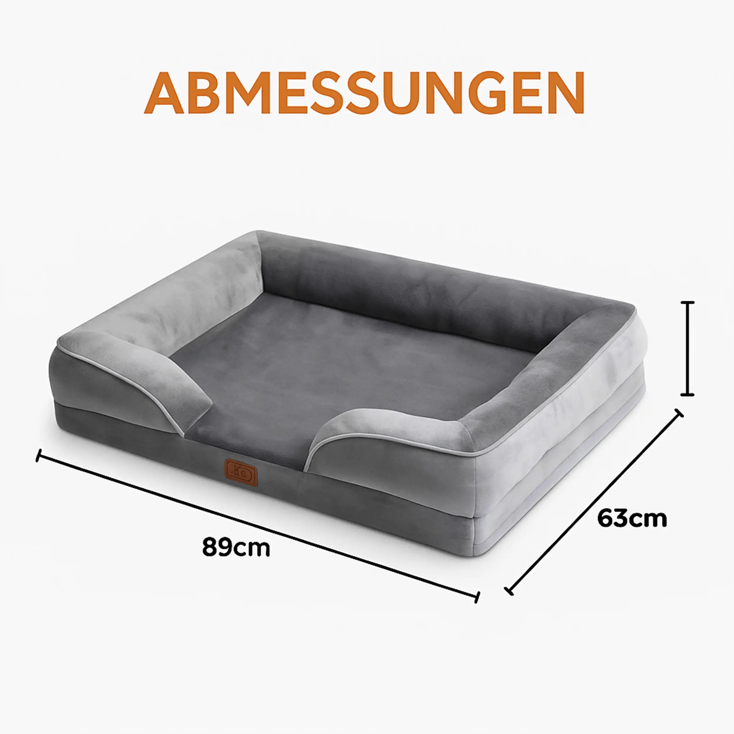 CaniCare - Orthopädisches Hundebett - Memory Foam Waschbar und Wasserdicht